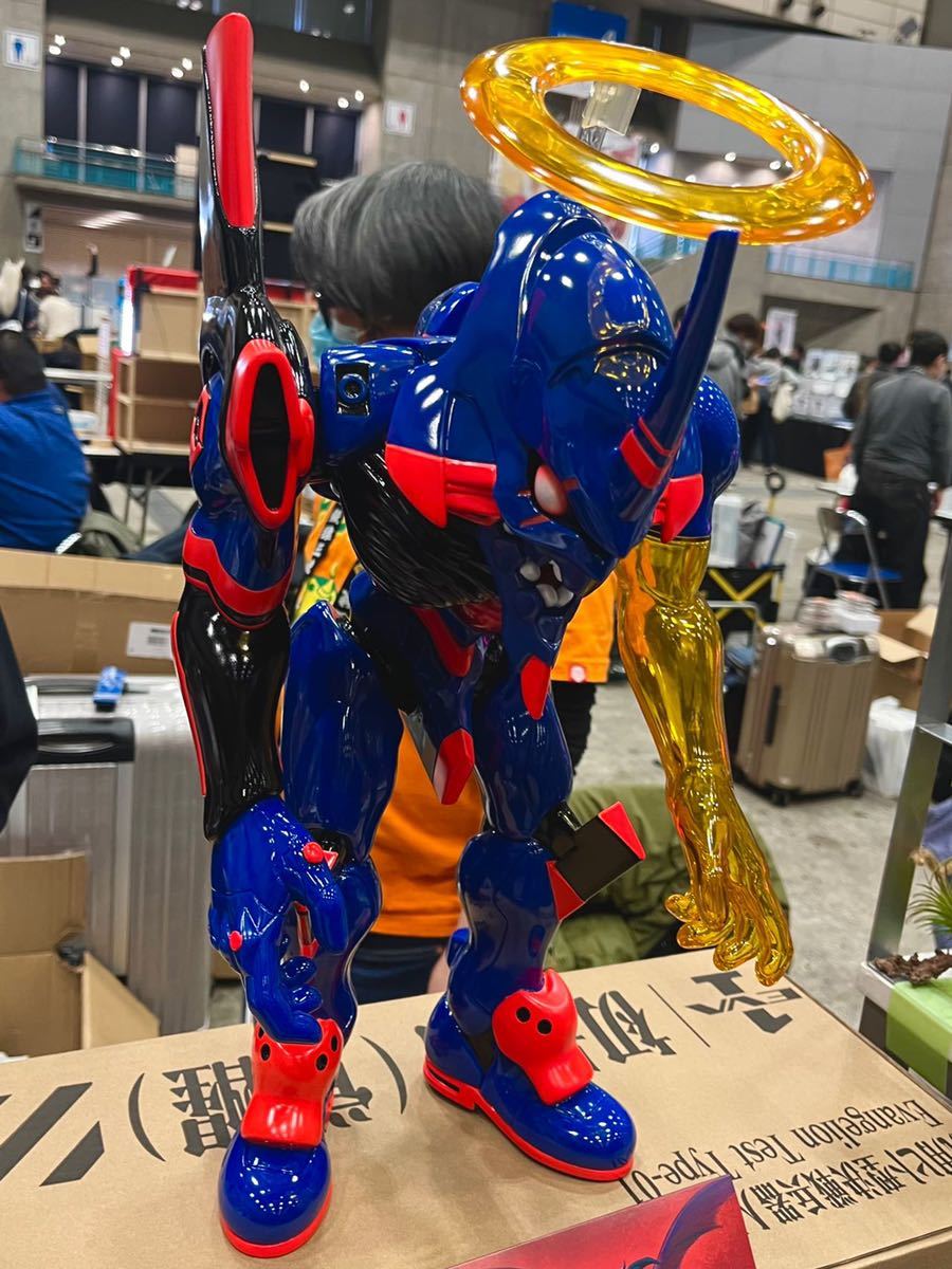 EVANGELION 初号機 覚醒ver. KAIJU ONE 壺工房 WF 2024 冬 hxs izumonster iluilu zollmen uzumark エヴァンゲリオン ワンフェス2024冬_画像2