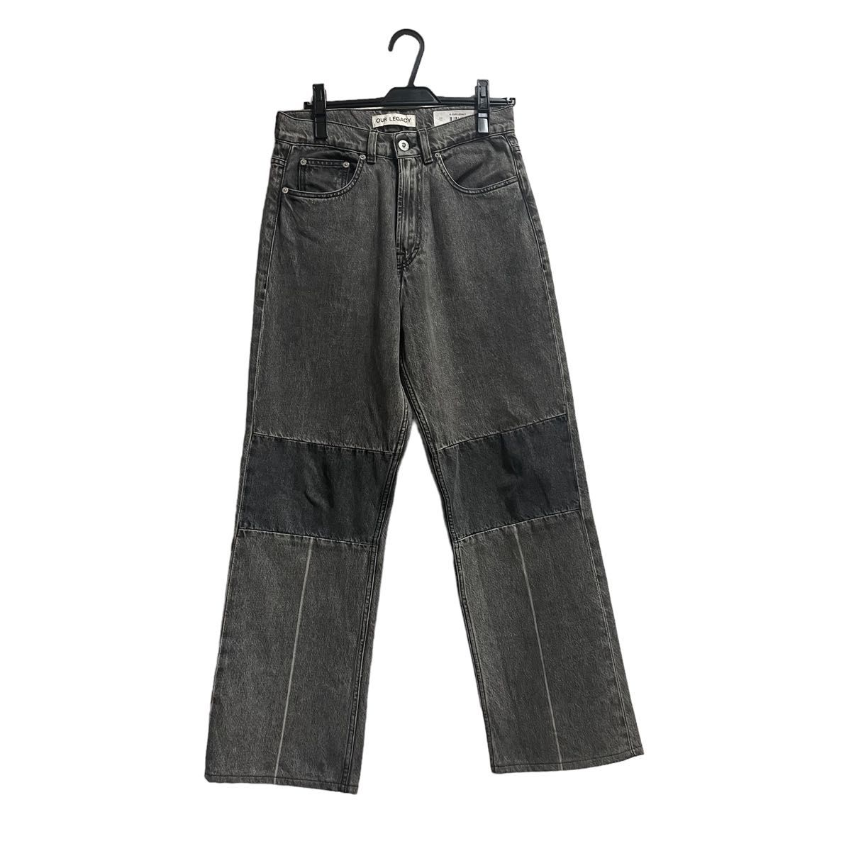 Our Legacy extended third cut denim 28 アワレガシー　 デニムパンツ　ブラック　菅田将暉着用