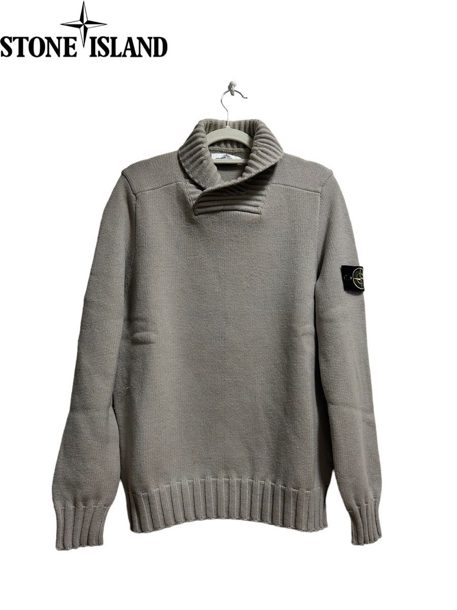STONE ISLAND SHAWL COLLAR SWEATR XL ショールカラーウール STONE ISLAND SHAWL COLLAR SWEATR XL ショールカラーウール