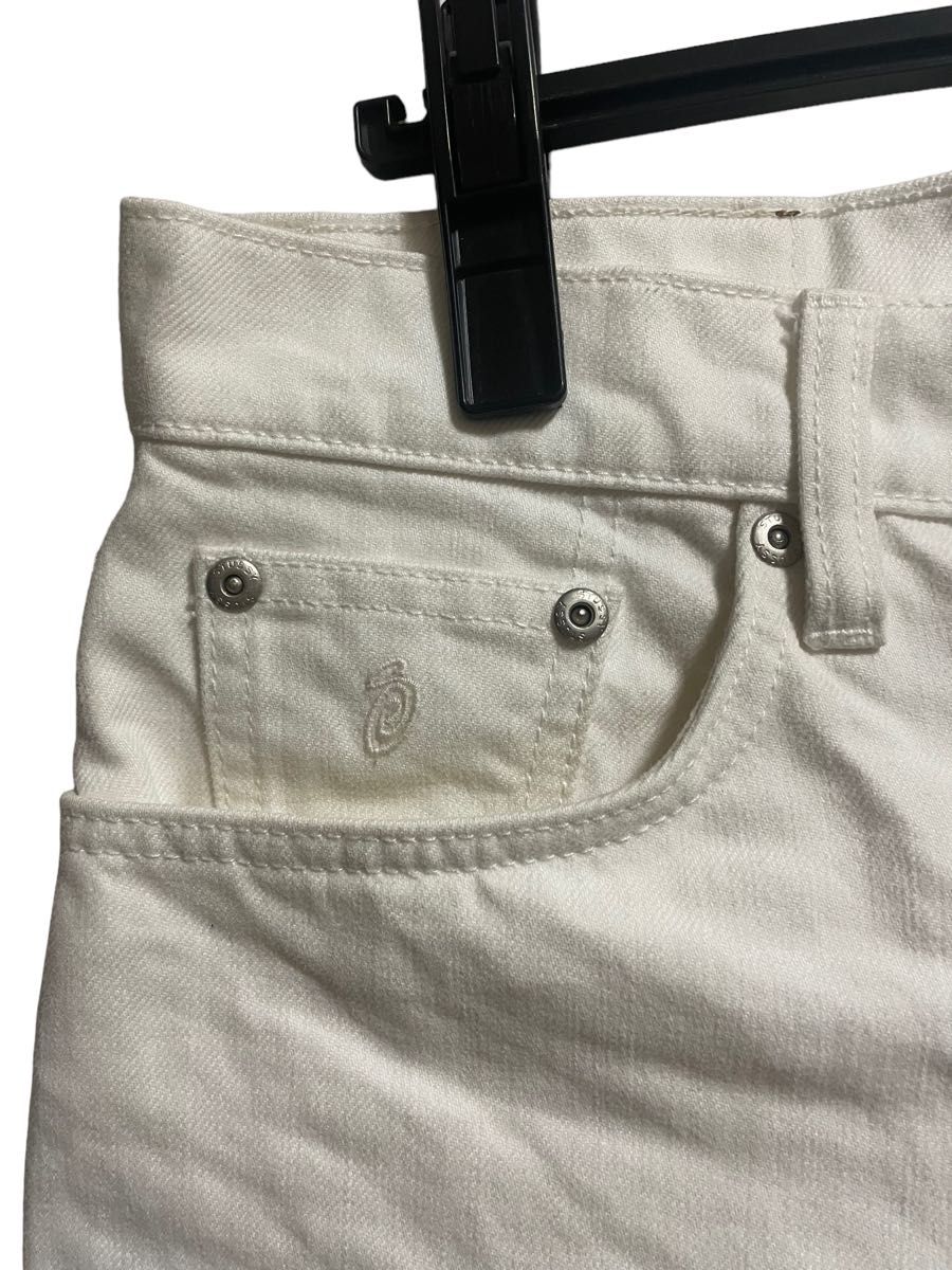Stussy BIG OL' JEAN OVERDYED W28 22AW バギーデニム ホワイト Stussy BIG OL' JEAN OVERDYED W28 22AW バギーデニム ホワイト