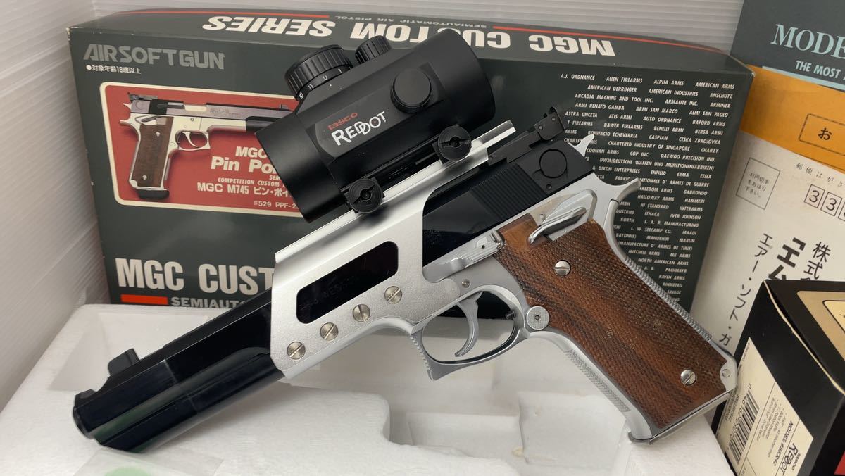 絶版】【定価45 800円】MGC 固定スライドガスガン S&W M745 ピン 絶版】【定価45 800円】MGC 固定スライドガスガン S&W M745 ピン