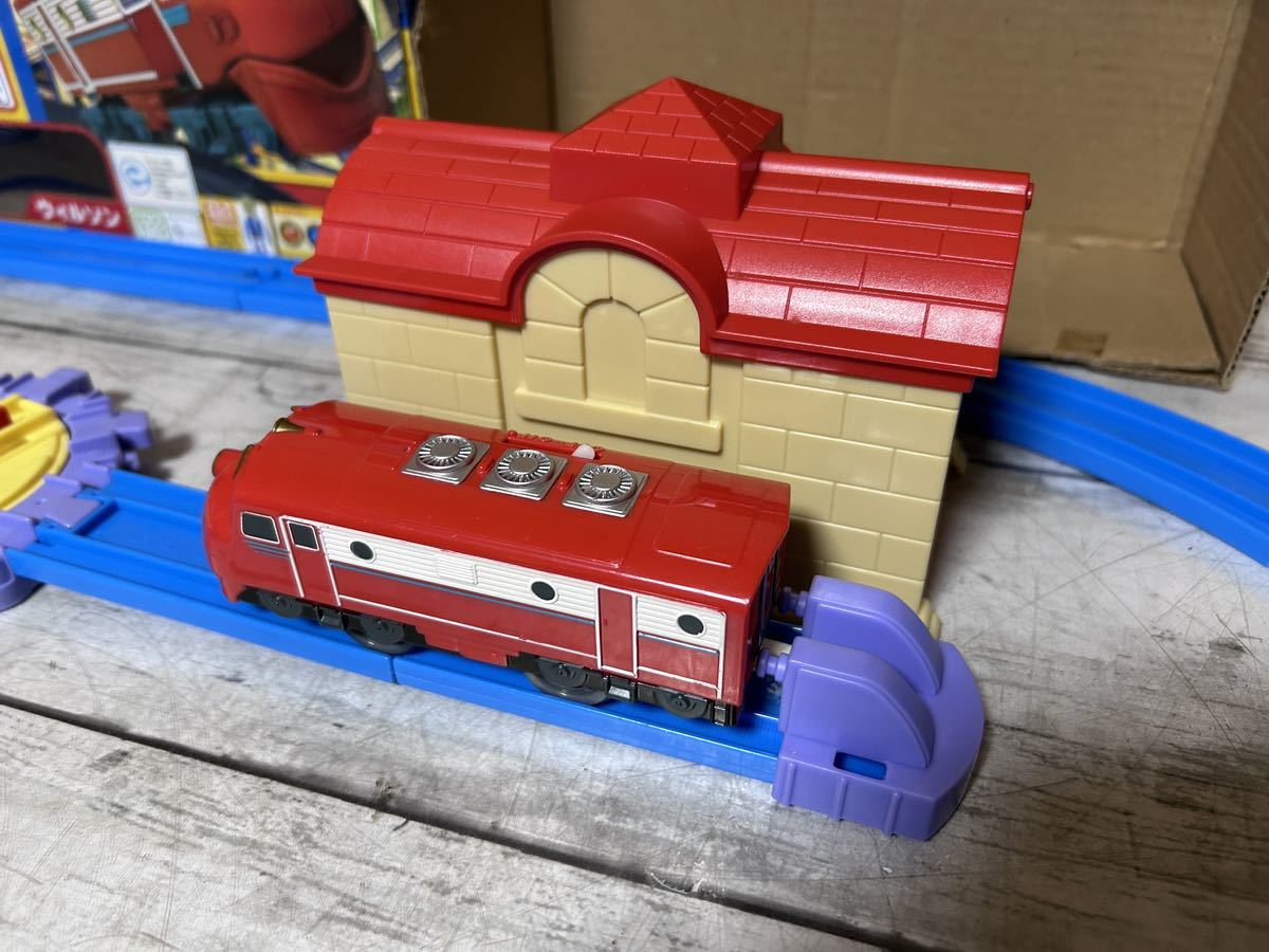 24A02-17N:プラレール　チャギントン ウィルソン ミニチュア鉄道模型 TOMYトミー　レトロ　玩具_画像2