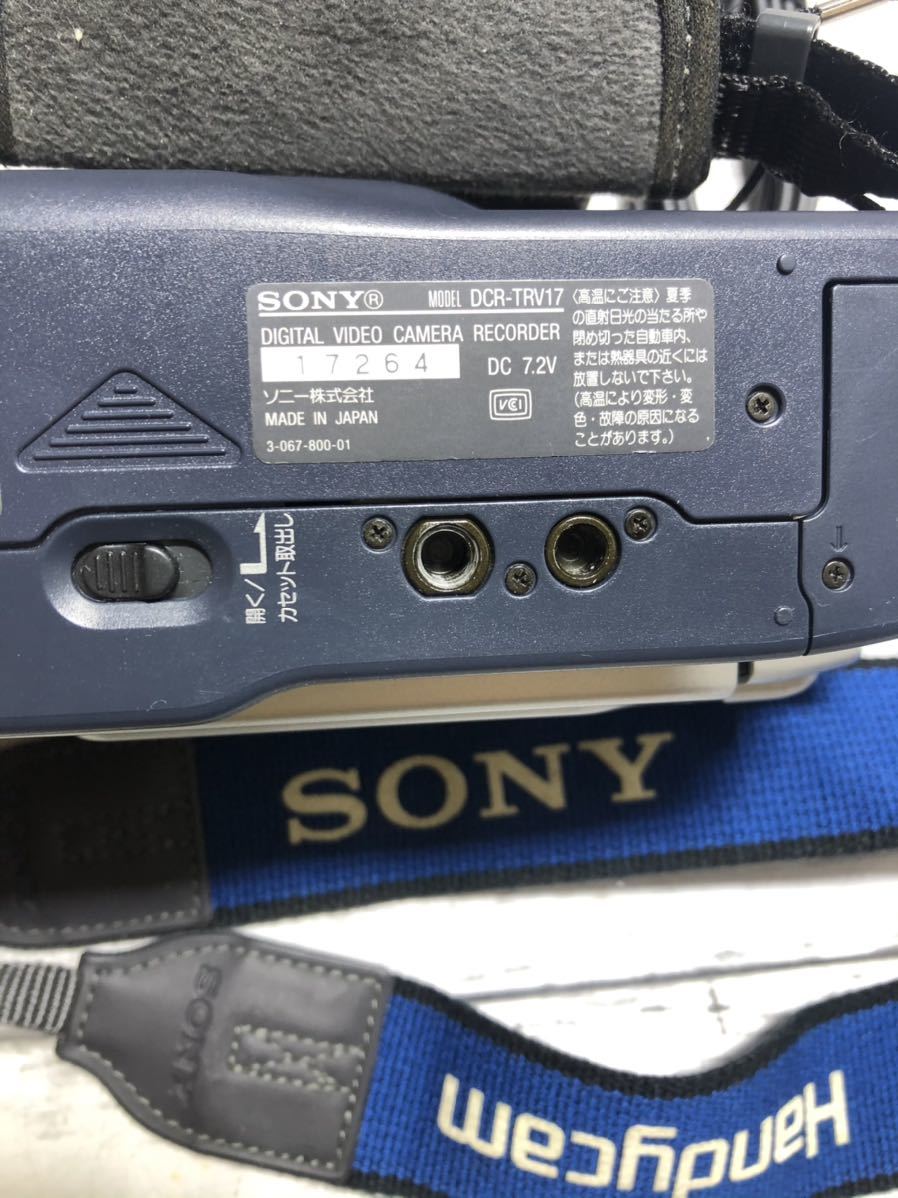 24M02-124N：SONY ソニー/デジタルハンディカム デジタルビデオカメラレコーダー 中古/DCR-TRV17 NTSCの画像8