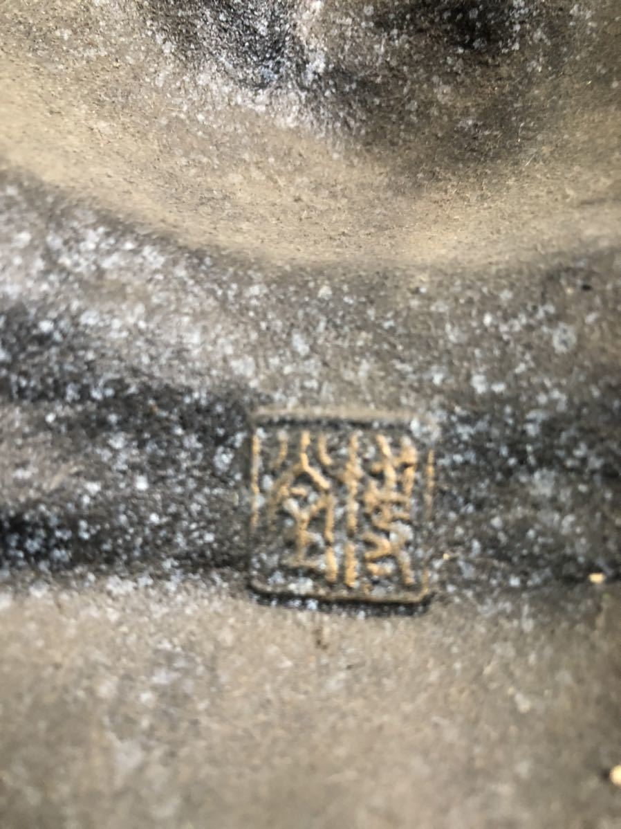 24M02-162N: 京都 広隆寺 弥勒菩薩思惟像面 鉄製　壁掛け 仏面 仏教美術_画像5
