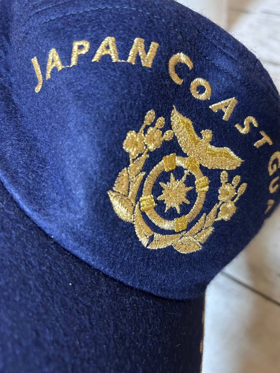 23A02-06:海上保安庁　キャップ　JAPAN COAST GUARD ウール60％混　冬用　海猿　_画像8