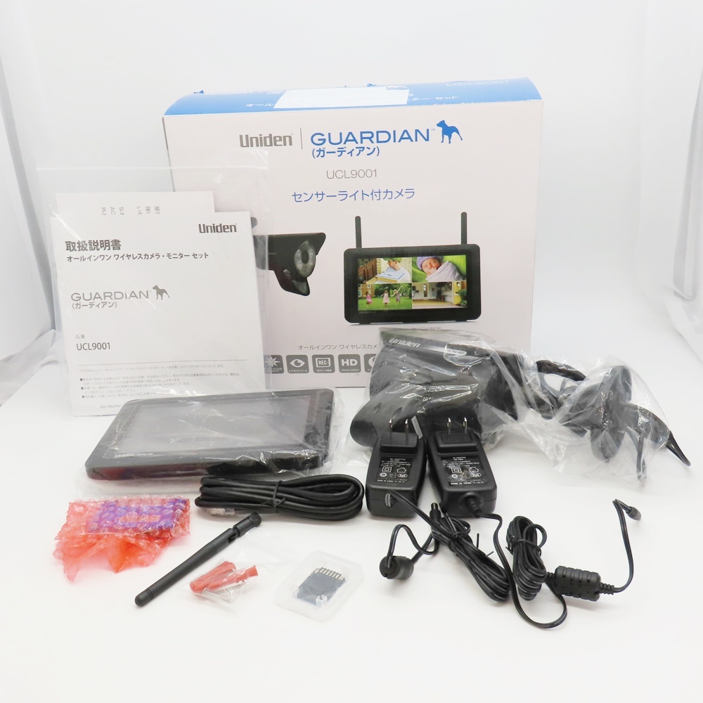 Uniden ガーディアン UCL9001 センサーライト付カメラ モニターセット A2301954