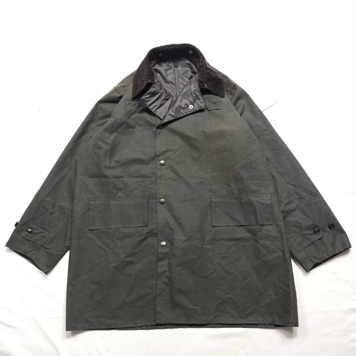 Yahoo!オークション - Deadstock 80s Barbour 3/4 coat c46 1986 Yahoo!オークション - Deadstock 80s Barbour 3/4 coat c46 1986