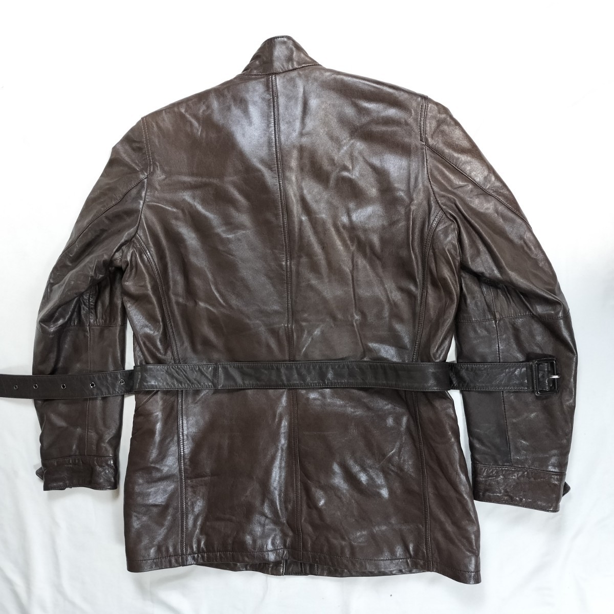 Barbour leather international M ブラウン　インターナショナル　バブアー　レザー　ミリタリー