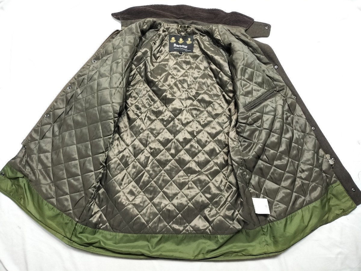 00s Barbour wool beaufort オリーブグリーン L バブアー ウール 00s Barbour wool beaufort オリーブグリーン L バブアー ウール