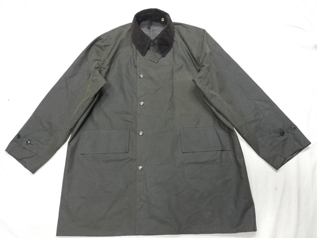 Deadstock 80s Barbour 3/4 coat c46 1986年　2crest バブアー　スリークォーターコート　_画像6