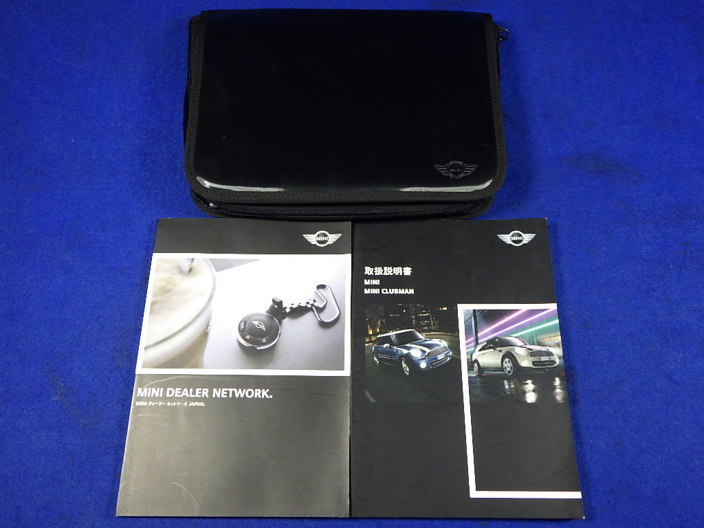 MINI mini Mini Clubman R56 R55 owner manual manual vehicle inspection certificate inserting booklet cover postage 520 jpy 