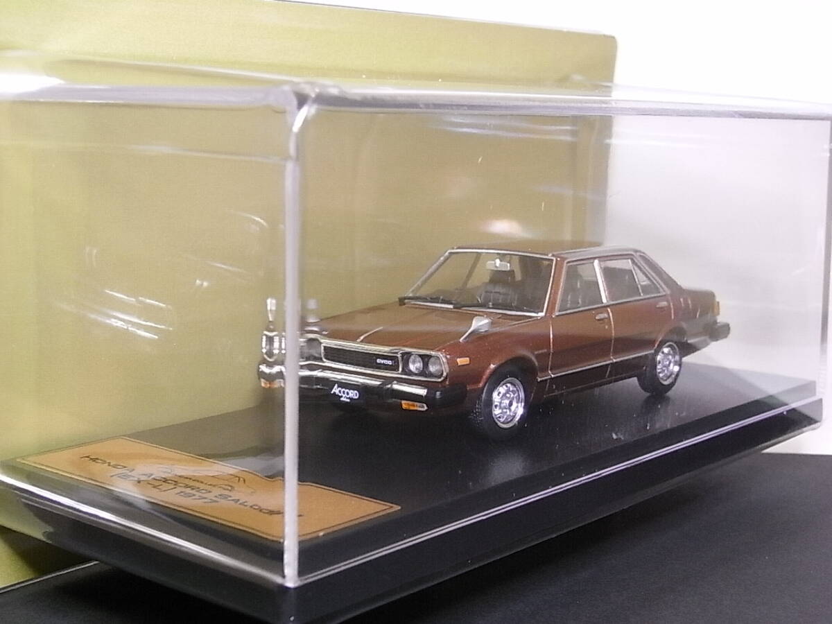 ◆ホンダ アコード サルーン(1977) 1/43 国産名車プレミアムコレクション アシェット ダイキャストミニカー_画像7