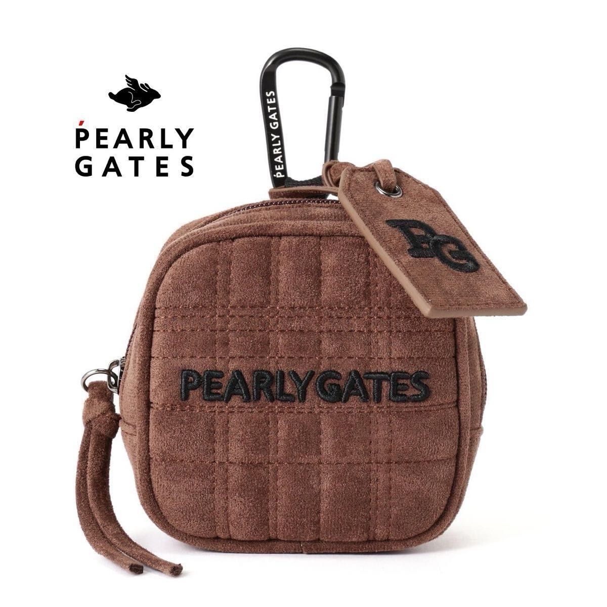 ★SALE★ PEARLY GATES パーリーゲイツ スウェード調ポーチ マルチケース