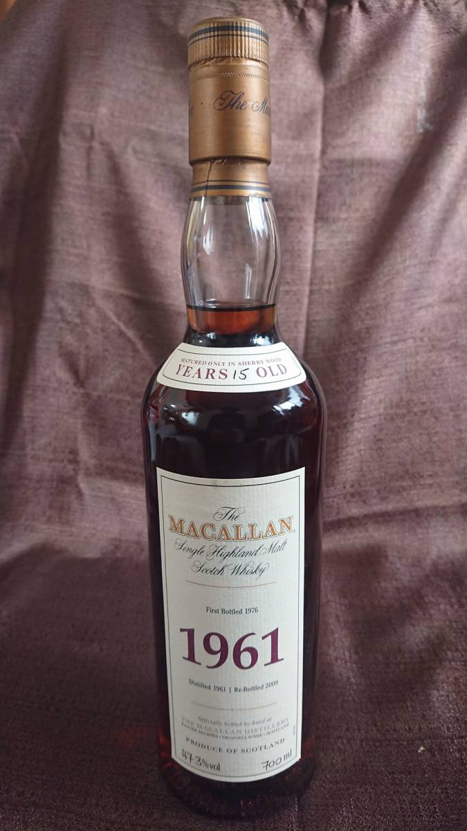 マッカラン 1961 15年 The MACALLAN　未開栓 箱付き_画像2