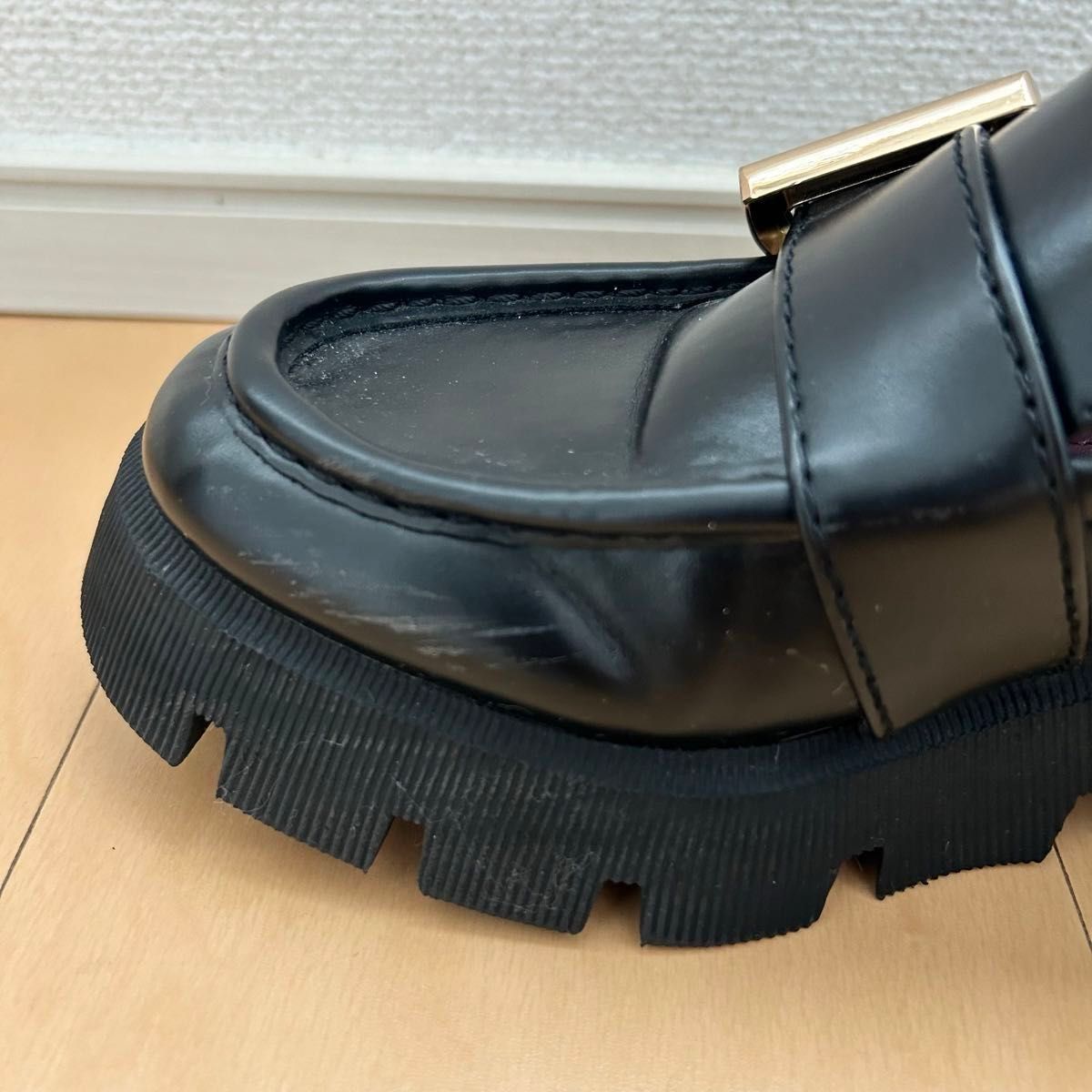 ZARA ローファー トラックソール 厚底ローファー ザラ レザー ZARA ローファー トラックソール 厚底ローファー ザラ レザー
