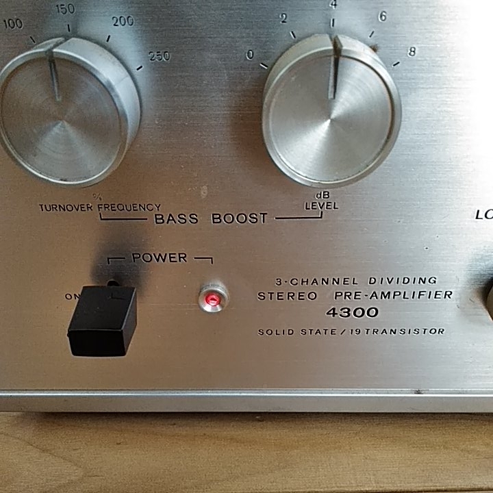 SONY TA-4300F CHANNEL DIVIDING STEREO PRE-AMPLIFIER electrification OK stereo pre-amplifier Sony (yoh100)