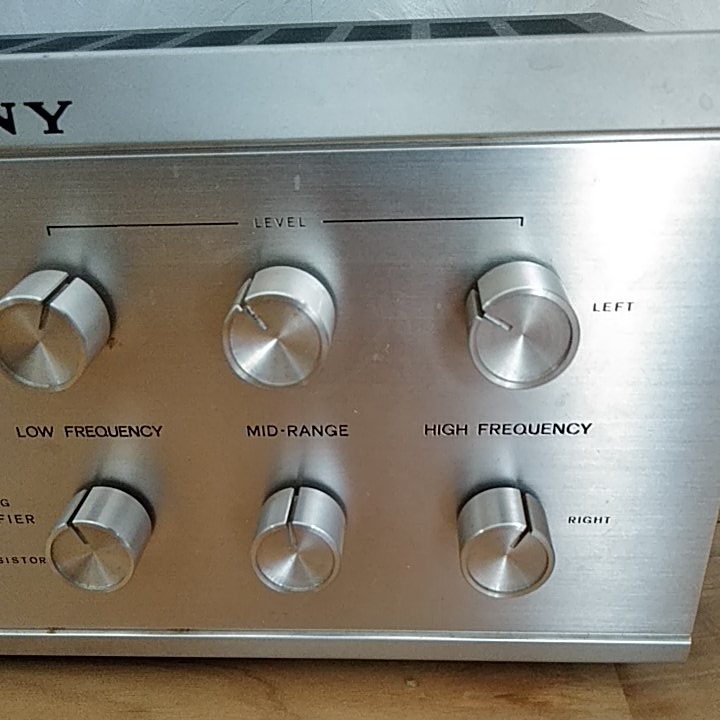 SONY TA-4300F CHANNEL DIVIDING STEREO PRE-AMPLIFIER electrification OK stereo pre-amplifier Sony (yoh100)