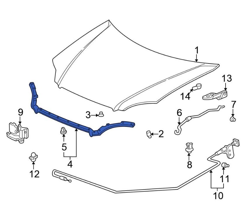 未使用 ホンダ 純正 シビック ボンネット シール ラバー EK2 EK3 EK4 EK5 EN1 EK9 フェリオ タイプR HONDA Genuine CIVIC BonnetSealRubber_画像3