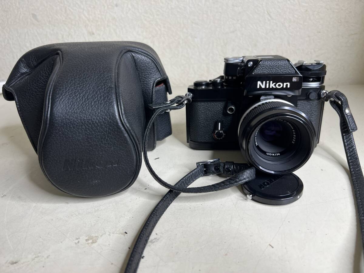 Nikon ニコン F2 アイレベル Micro-NIKKOR-P Auto 1:3.5 f=55mm 一眼レフカメラ ボディ 現状品_画像1