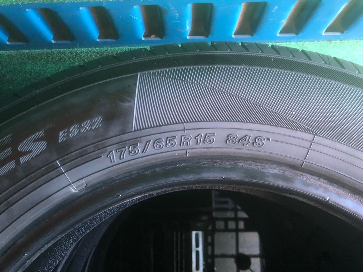 ★【送料無料】★バリ溝8~9分山 175/65R15 ヨコハマBluEarth ES32(2023年)★アクア ヴィッツ ,キューブ,フィット ,スイフト等4本セット_画像6