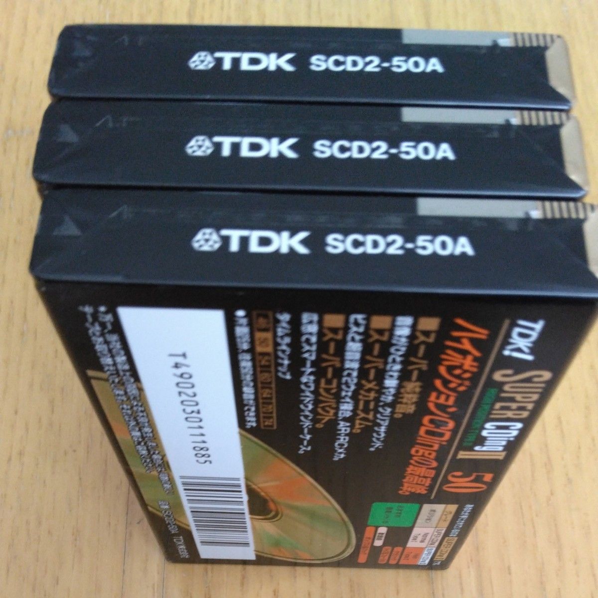 TDK カセットテープ SUPERCDingⅡ 50      ハイポジ 3本