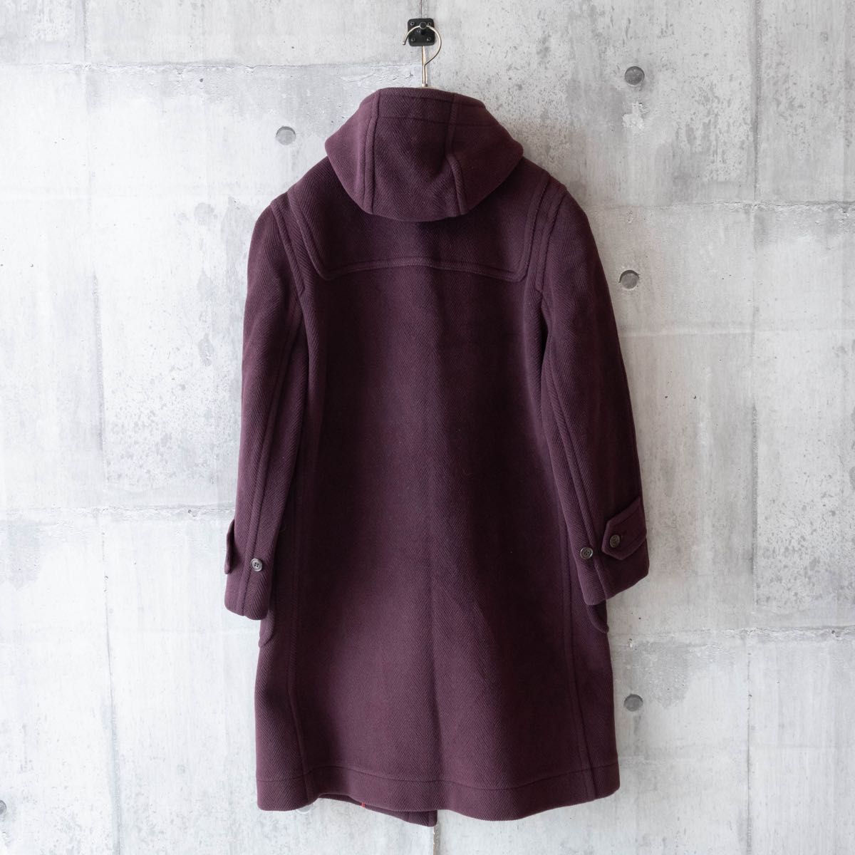 希少】グレンフェル ダッフルコート パープル ヘリンボーン 英国 希少】グレンフェル ダッフルコート パープル ヘリンボーン 英国