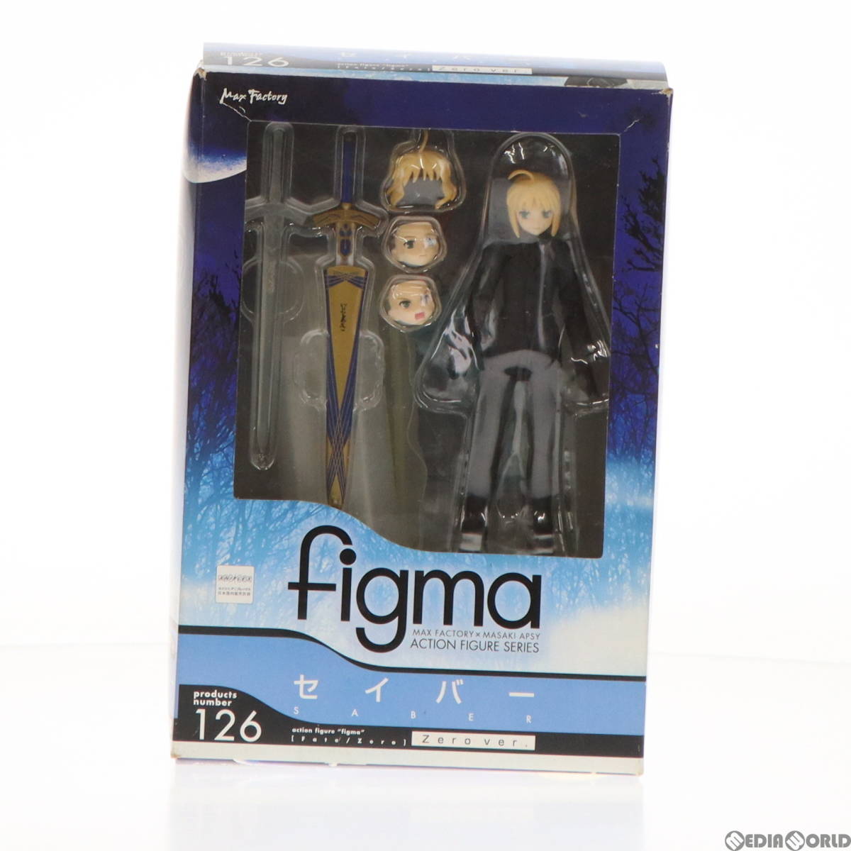 【中古】[FIG]figma(フィグマ) 126 セイバー Zero ver. Fate/Zero(フェイト/ゼロ) 完成品 可動フィギュア マックスファクトリー(61139075)_画像1