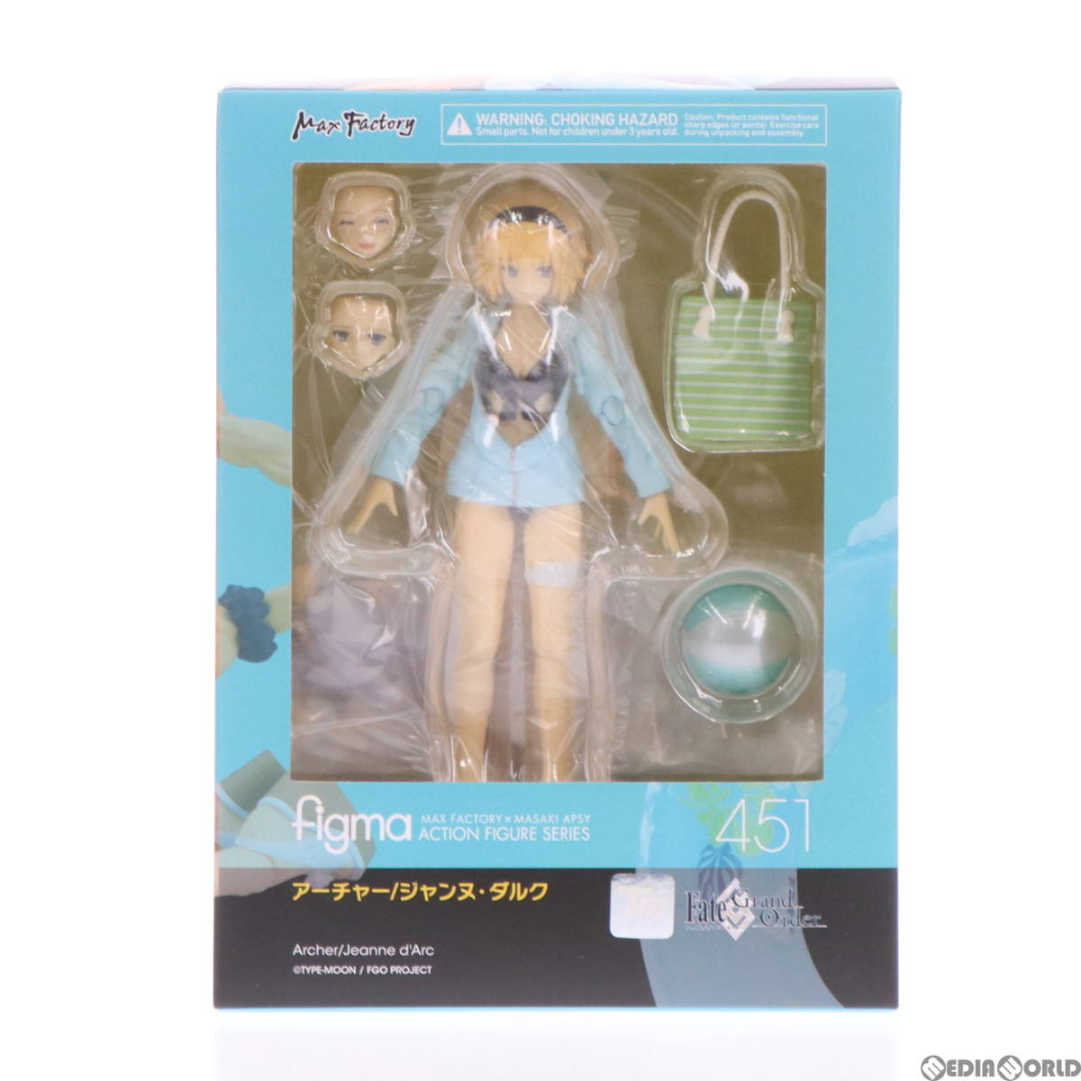 【中古】[FIG]figma(フィグマ) 451 アーチャー/ジャンヌ・ダルク Fate/Grand Order(フェイト/グランドオーダー) 完成品 可動フィギュア マ_画像1