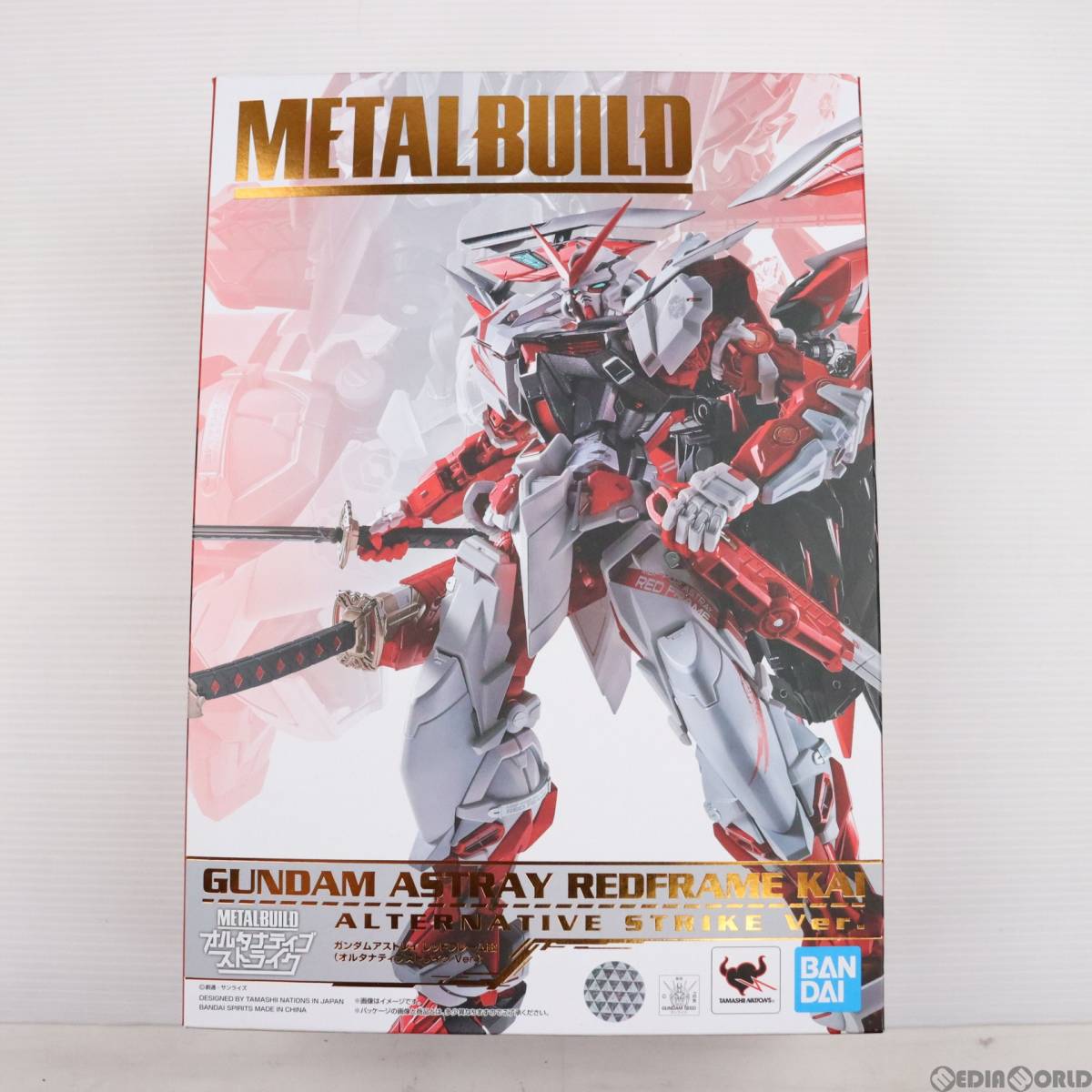 【中古】[FIG]METAL BUILD ガンダムアストレイ レッドフレーム改(オルタナティブストライク ver.) 機動戦士ガンダムSEED VS ASTRAY(シード_画像1