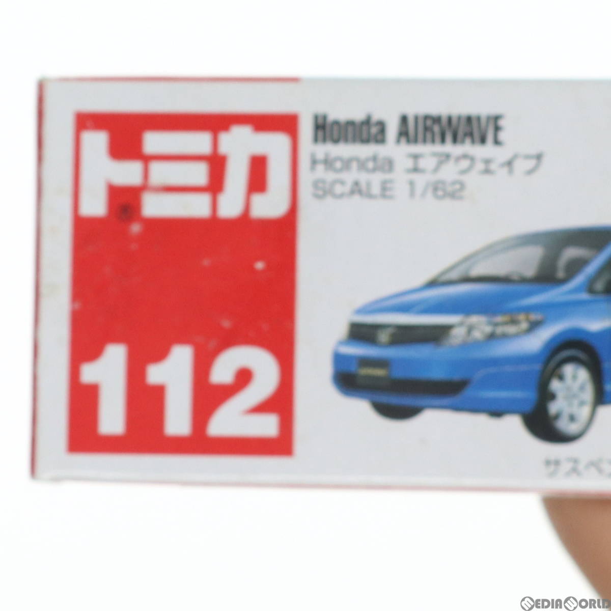 【中古】[MDL]トミカ No.112 1/62 Honda エアウェイブ(ブルー/赤箱) 完成品 ミニカー トミー(65303006)_画像2