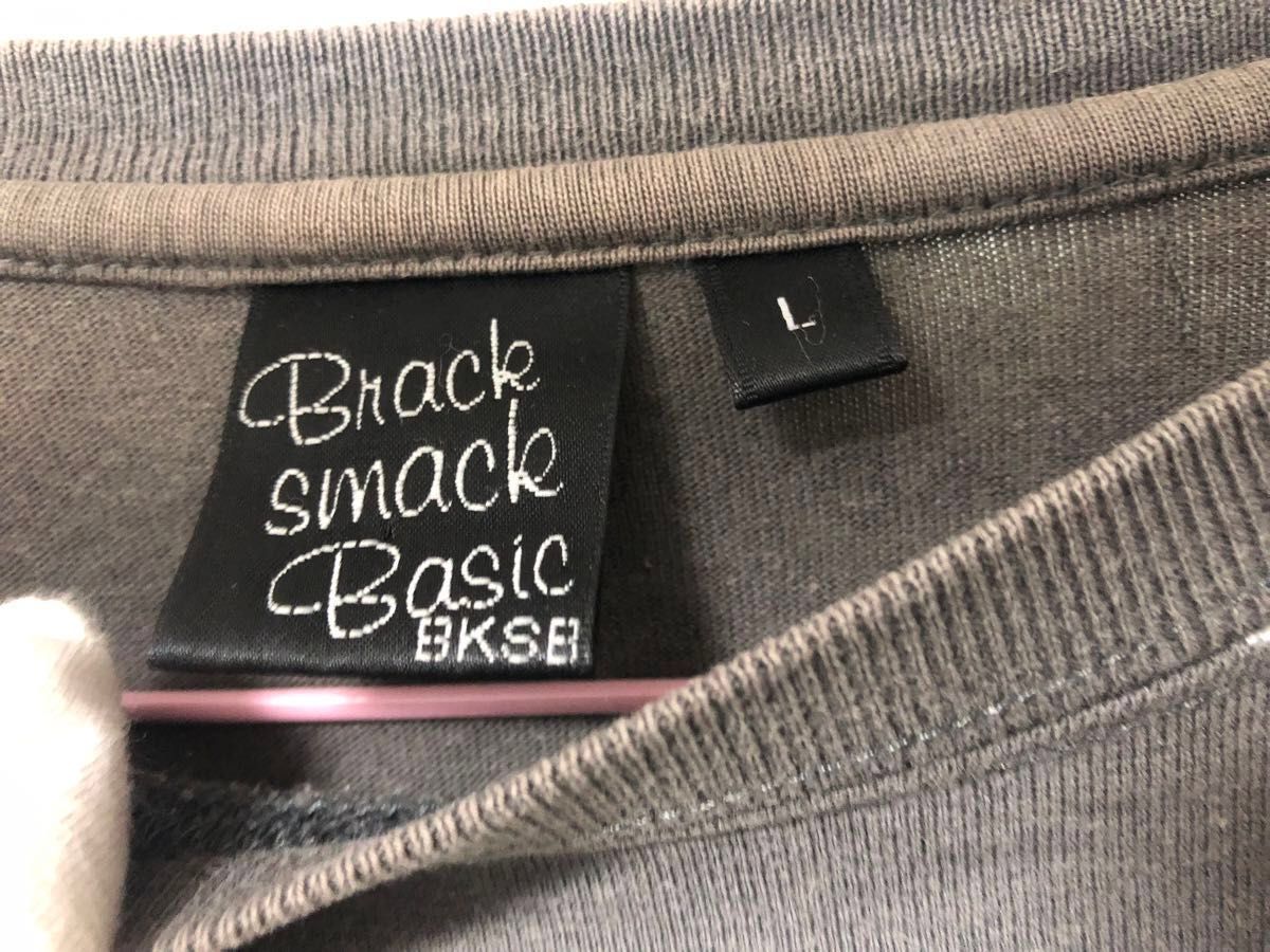 brack smack basic 半袖tシャツ　ドクロ