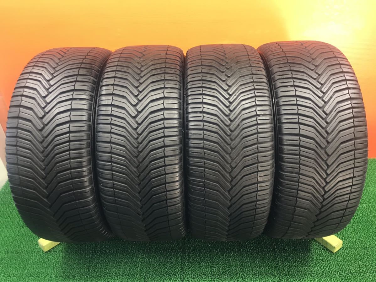 5r-51) 225/45R17 MICHELIN Cross Climate 7-8分山 4本_画像1