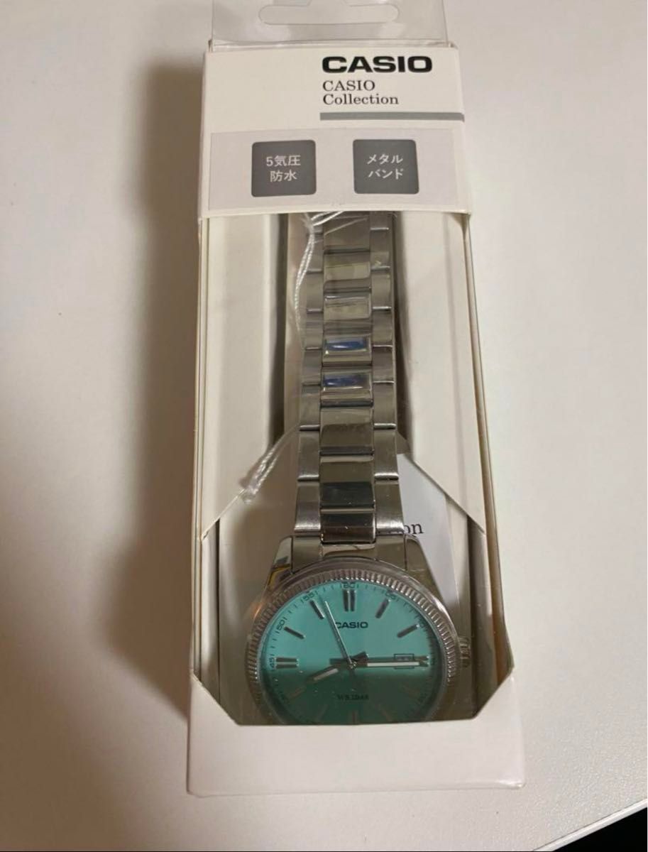 casio ターコイズブルー MTP-1302D-2A2JF ティファニーブルー casio ターコイズブルー MTP-1302D-2A2JF ティファニーブルー