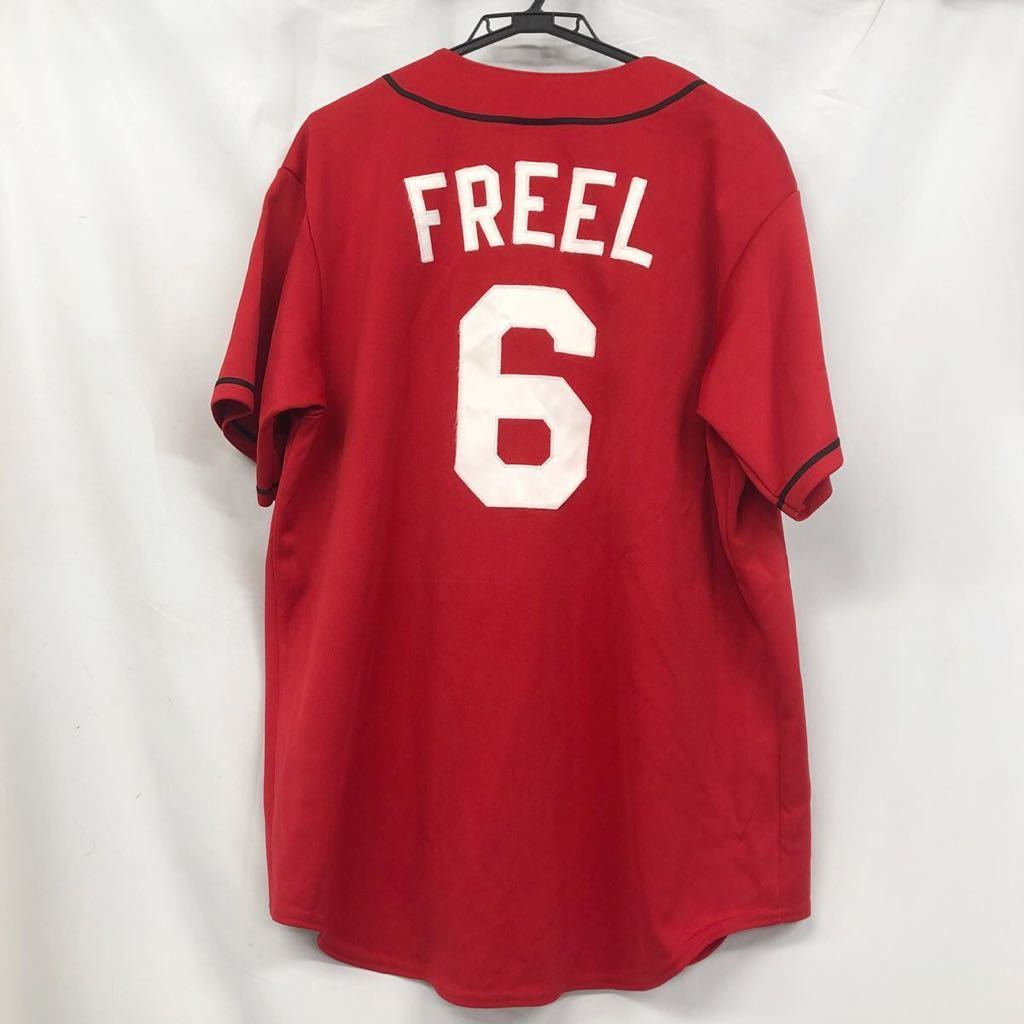タグ付き 未使用　ライアン・フリール #6 Ryan Freel MLBシンシナティ・レッズ マジェステック　Cincinnati Redsユニフォーム L_画像2