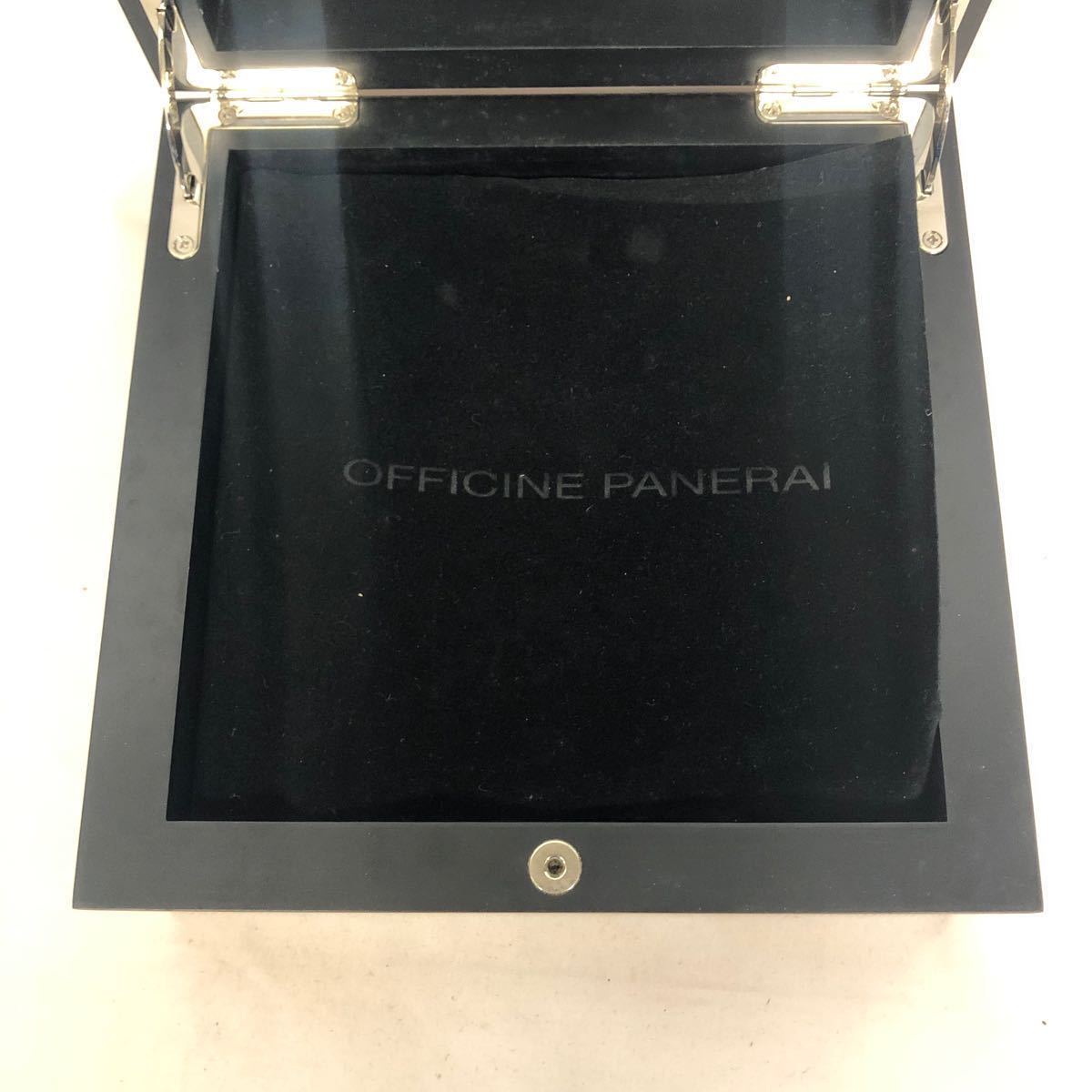 パネライ OFFICINE PANERAI  木製 ウッド 箱 BOX 時計用 時計ケース ケース 空箱 付属品 冊子 腕時計の画像5