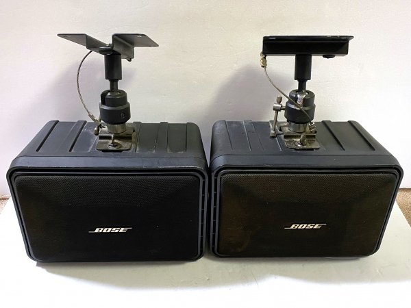 BOSE ボーズ 101MM スピーカー 150W 6Ω 吊り下げ 取付 ブラケット 金具付 2台 現状品/QH_画像1