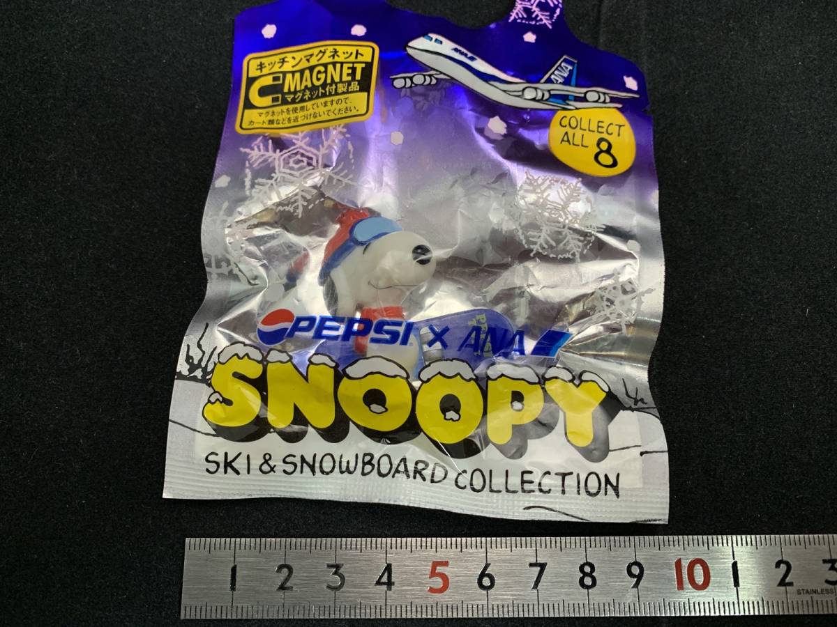 =PEPSI×ANA= Snoopy ski & snowboard collection kitchen magnet 2 point summarize Pilot / snow border @ Peanuts SNOOPY