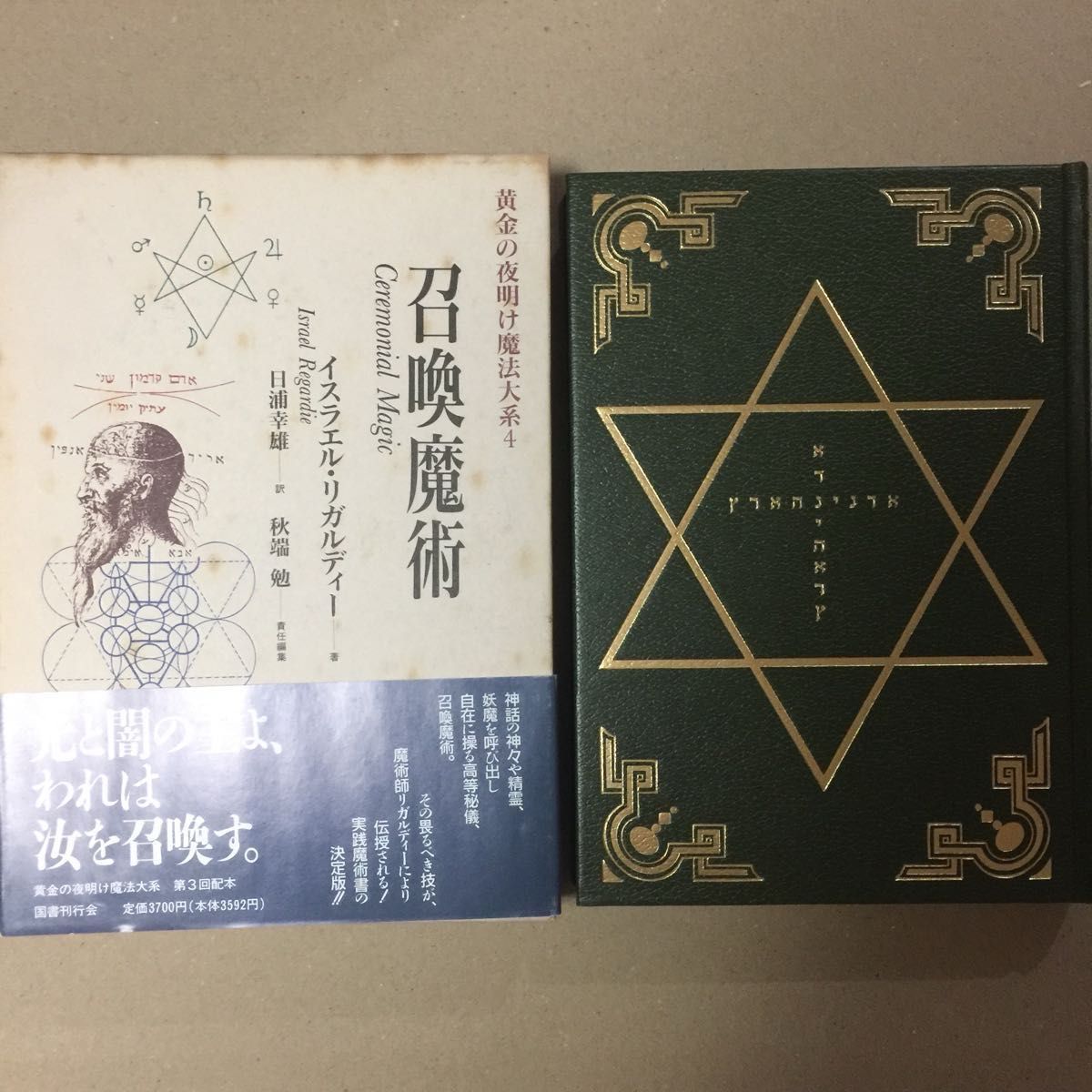 黄金の夜明け魔法大系4　召喚魔術　イスラエル・リガルディー　秋端勉　国書刊行会　絶版　希少