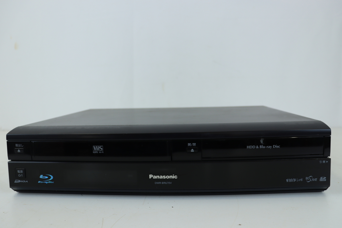 Panasonic DMR-BR670V パナソニック BLU-RAY DISC RECORDER ブルーレイディスクレコーダー 家電 2009年製 008IPHIB08_画像4