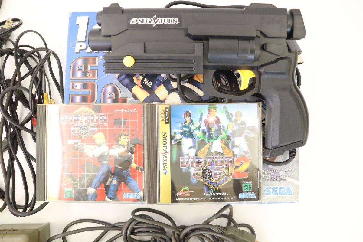 セガサターンまとめ SEGA セガサターン 本体 コントローラー VIRTUACOP VIRTUACOP2 バーチャコップ ゲーム機 005IPEIK59_画像2