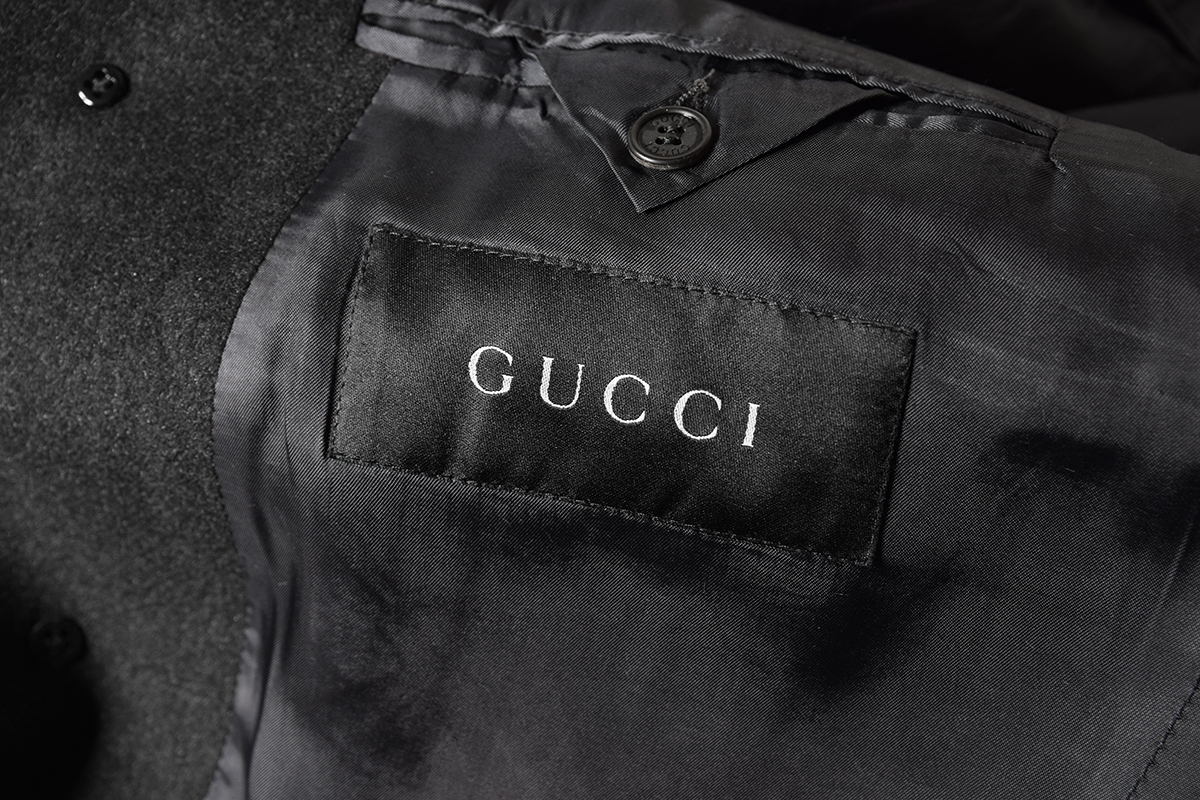 正規品 最高級 グッチ ヴァージンウールメルトン仕立て チェスターコート GUCCI ジャケットやスーツにも_画像3