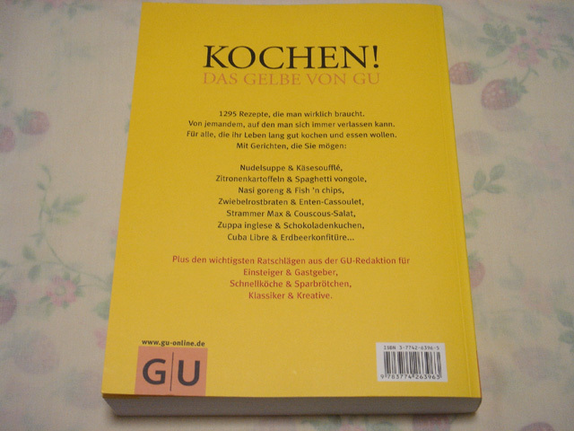 0848◇洋書◇Kochen! Das Gelbe von GU◇料理◇レシピ集◇_画像2