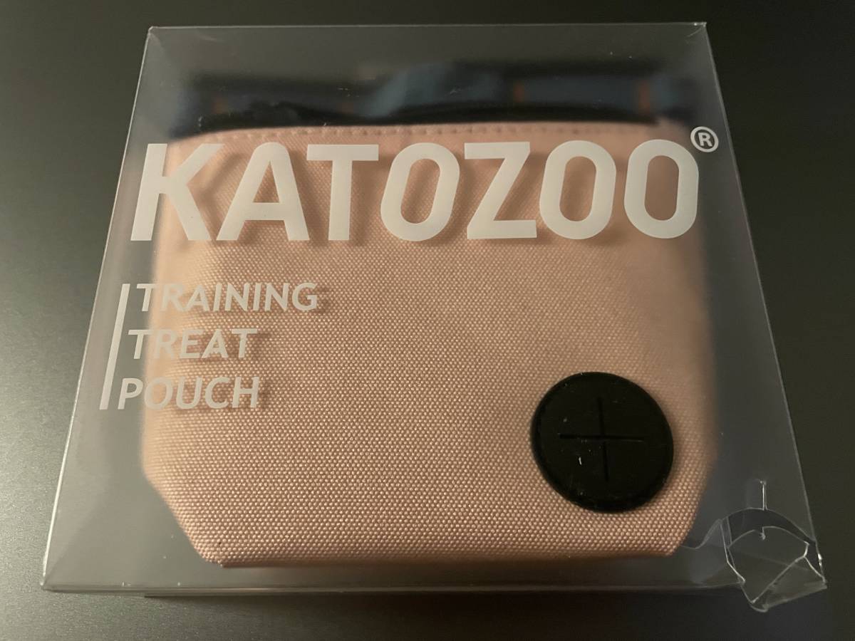 新品・箱難あり◆KATOZOO/犬用おやつポーチ/ペットトレーニングクリッカー付き/犬用トレーニング用おやつポーチキット/ピンク/送料無料_画像1