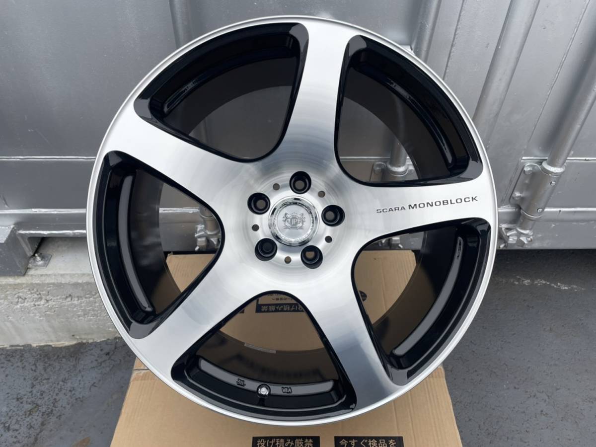 ラスト1セット【新品・希少】ジャンクションプロデュース【スカラーモノブラック 20×9.5J+35 4本 ブラックポリッシュ】 個人宅OK ラスト1セット【新品・希少】ジャンクションプロデュース【スカラーモノブラック 20×9.5J+35 4本 ブラックポリッシュ】 個人宅OK