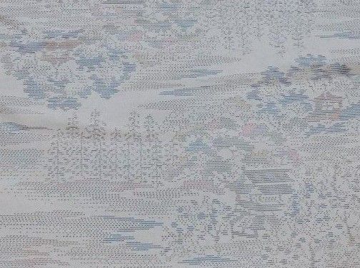 反物 正絹 本場奄美大島紬 白大島 風景 宮脇兼太郎商店 証紙付き 反物 正絹 本場奄美大島紬 白大島 風景 宮脇兼太郎商店 証紙付き