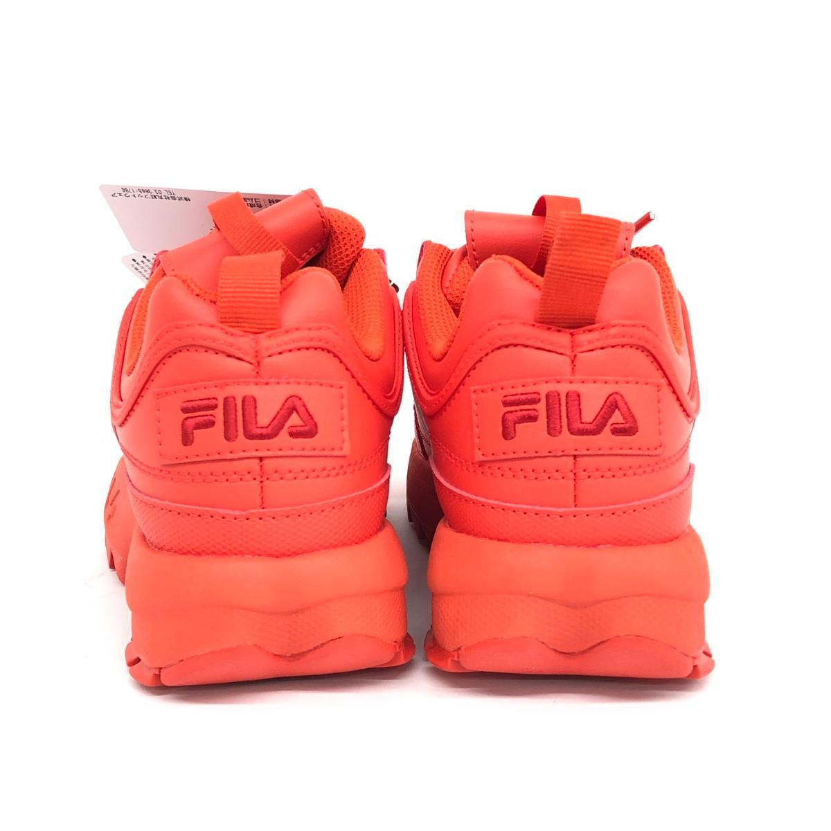 未使用品◆FILA フィラ ディスラプター2 スニーカー 22.0cm◆ レッド レディース 靴 シューズ sneakers_画像4