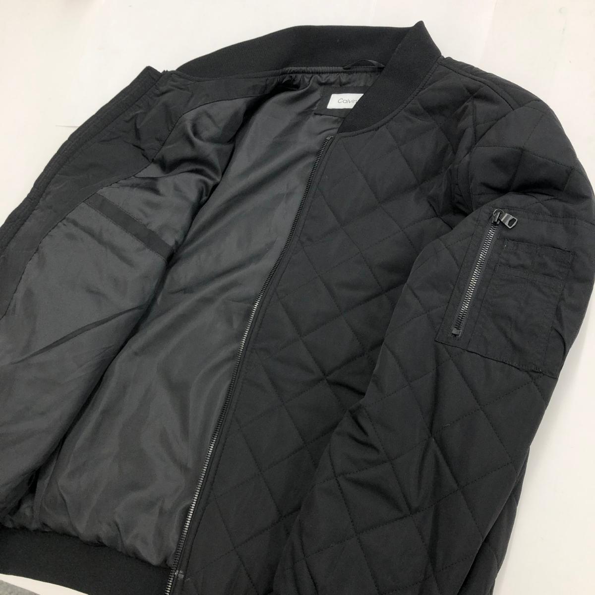  unused goods *CALVIN KLEIN Calvin Klein Bomber jacket L* black men's outer 