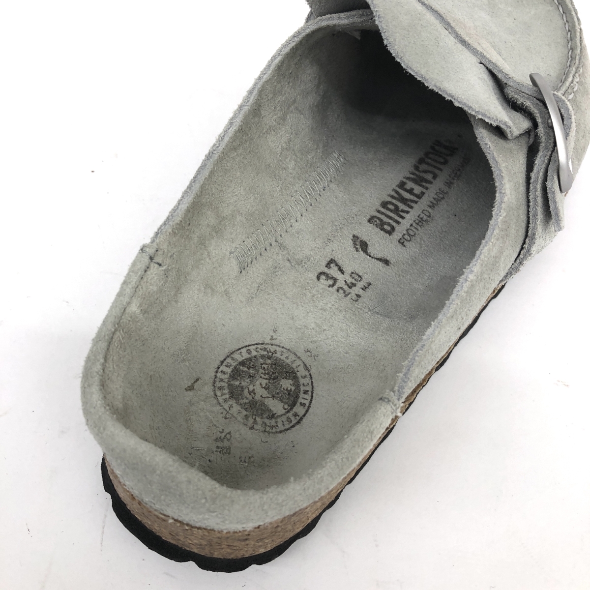 良好◆Birkenstock ビルケンシュトック サンダル 37◆ グレー レディース 靴 シューズ shoes バックリー_画像5