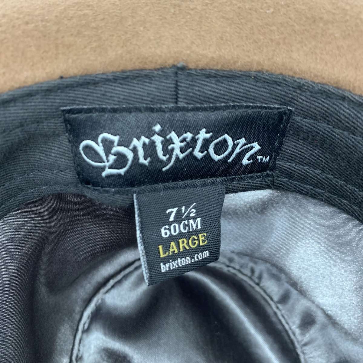 良好◆BRIXTON ブリクストン ハット LARGE◆ ブラウン ウール100％ ユニセックス 帽子 ハット hat 服飾小物_画像7