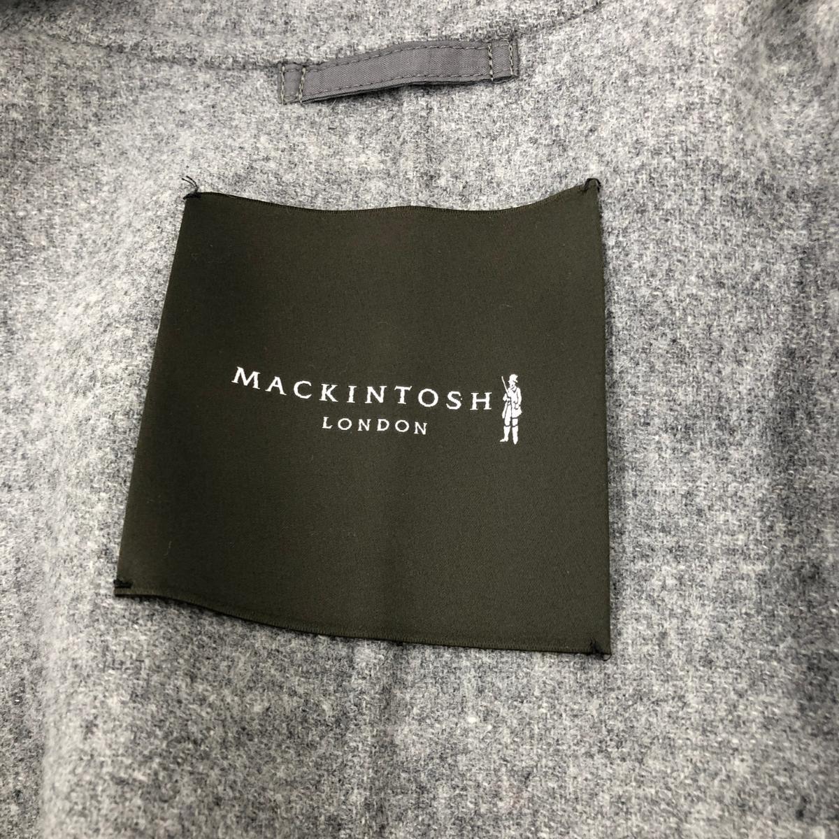 *MACKINTOSH LONDON Macintosh London пальто 40* светло-серый шерсть 100% женский внешний 